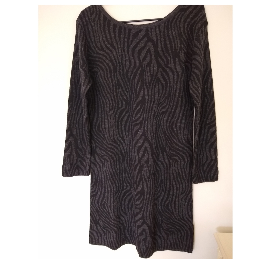 Zebra Sweater Dress - Made in Italy